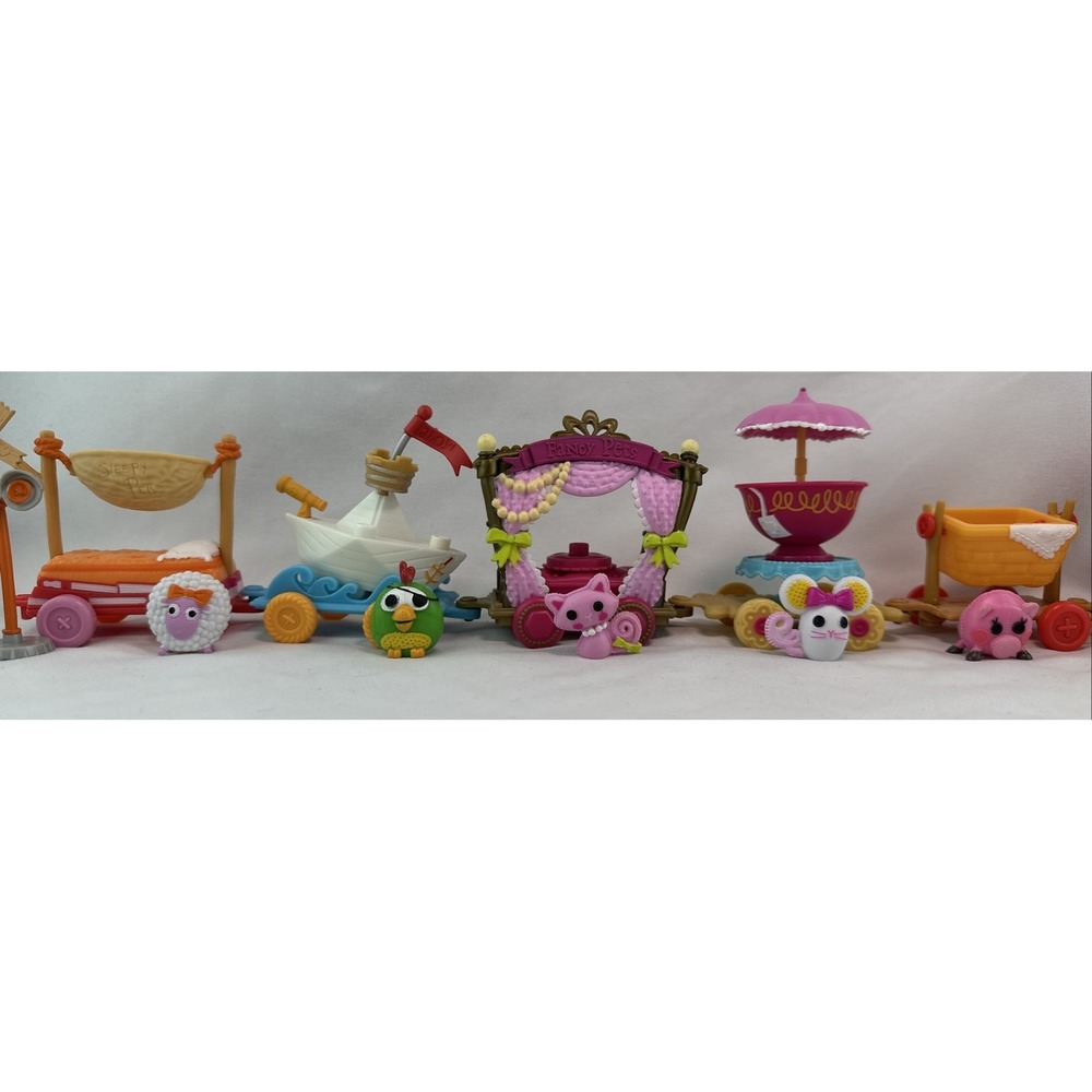 Mini Lalaloopsy Silly Pet Parade Musical Motorized Train Set Near Complete WORKS - Picture 4 of 14